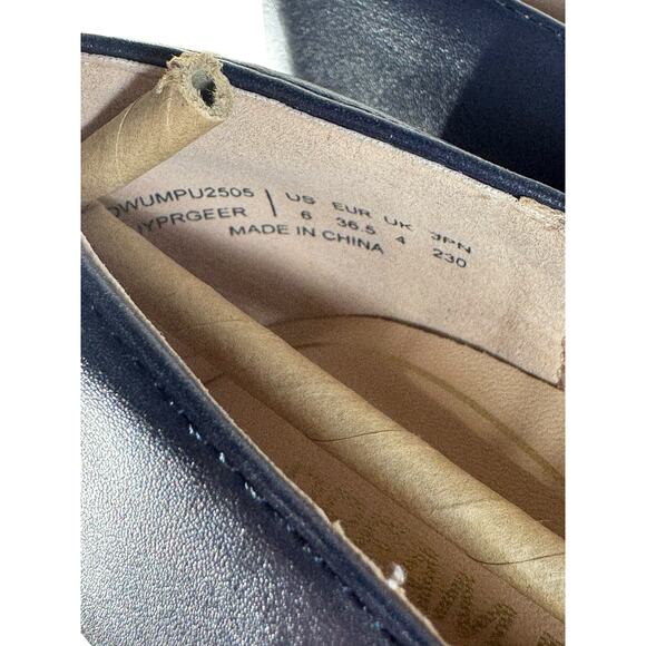 Women Round Toe 6 Slip On Pumps Low Chunky Block Heel Comfort Dress Pump Shoes - Picture 4 of 6